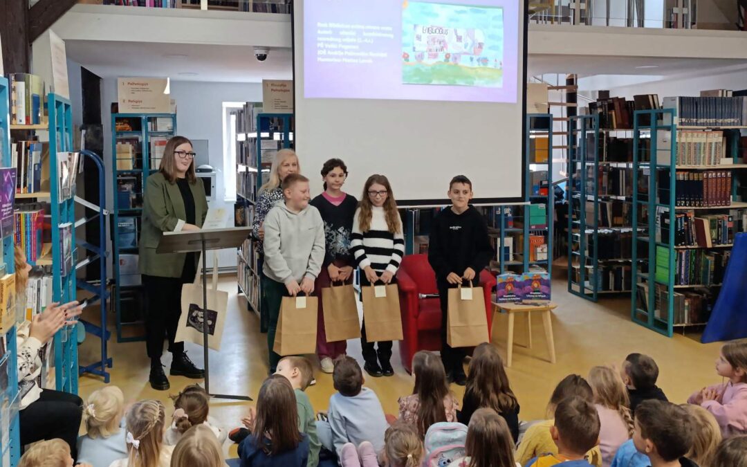 Učenici iz Velikog Poganca primili nagrade u sklopu obilježavanja 45. godišnjice djelovanja Bibliobusne službe